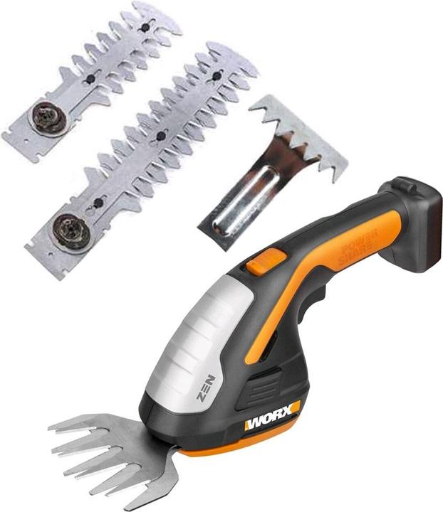 Worx WG801E9 Cordless grass and shrub shearsWithout battery and charger (Rechargeable battery operated)