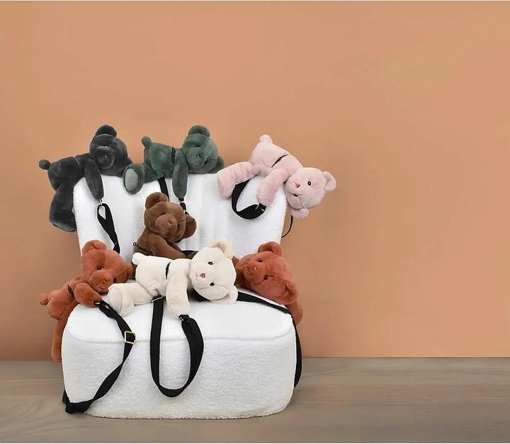 Image du produit Doudou et Compagnie Umhängetasche Bär elfenbein 30cm (30 cm)