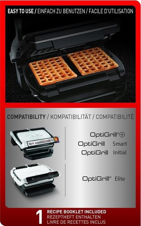 Image du produit Tefal Plaques à gaufres OptiGrill