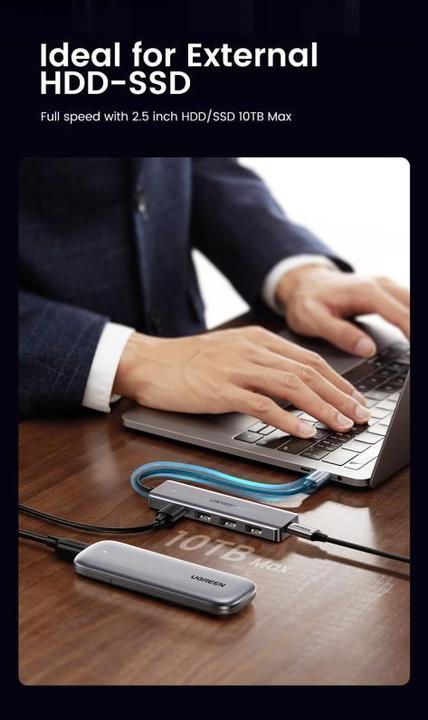 Produktbild Ugreen 4 Port-C Hub (USB-C, 4 Ports)