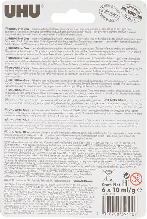 Produktbild UHU Glitzerklebstifte (100 g, 10 ml)