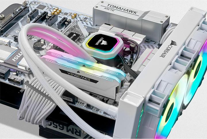 Productafbeelding Corsair Vengeance RGB Pro SL (2 x 8GB, 3200 MHz, DDR4 RAM, DIMM 288 pin)