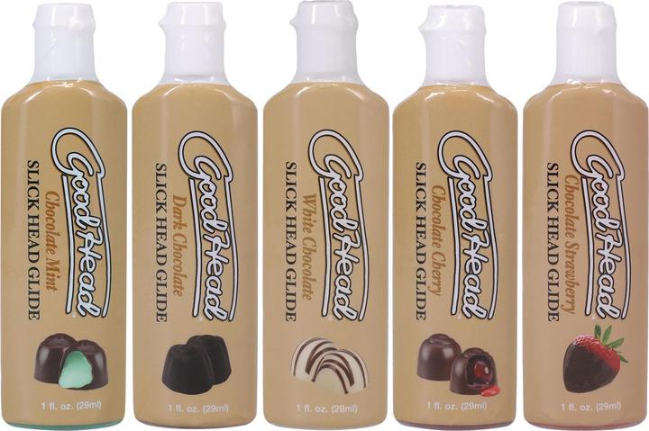 Produktbild Doc Johnson GoodHead Slick Head Glide Schokolade 5erPack 30 ml (38 ml)