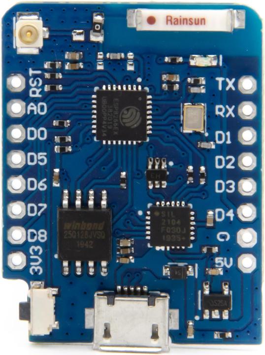 Actual product image Purecrea WeMos D1 mini PRO 16Mbit ESP8266