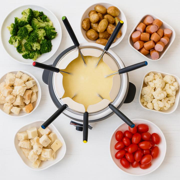 Actual product image Cuisinier Deluxe Fondue set (Chinoise Fondue, Fondue Bourguignonne)
