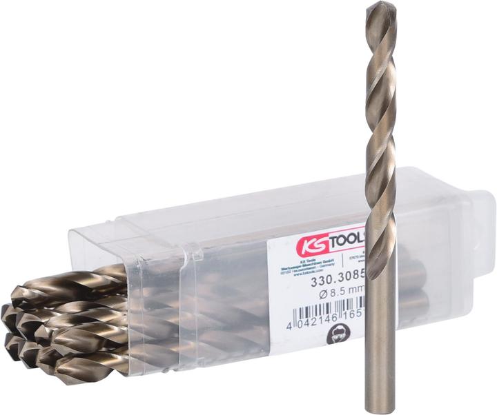Image du produit KS Tools Forets hélicoïdaux HSS-G CO 5 (8.5 millimètres)