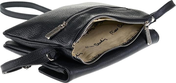 Actual product image Pierre Cardin Damen Umhängetasche Made In Italy - Modell Seraphina Lux - 100% Leder - 26.0 X 18.0 X 4.0 Cm