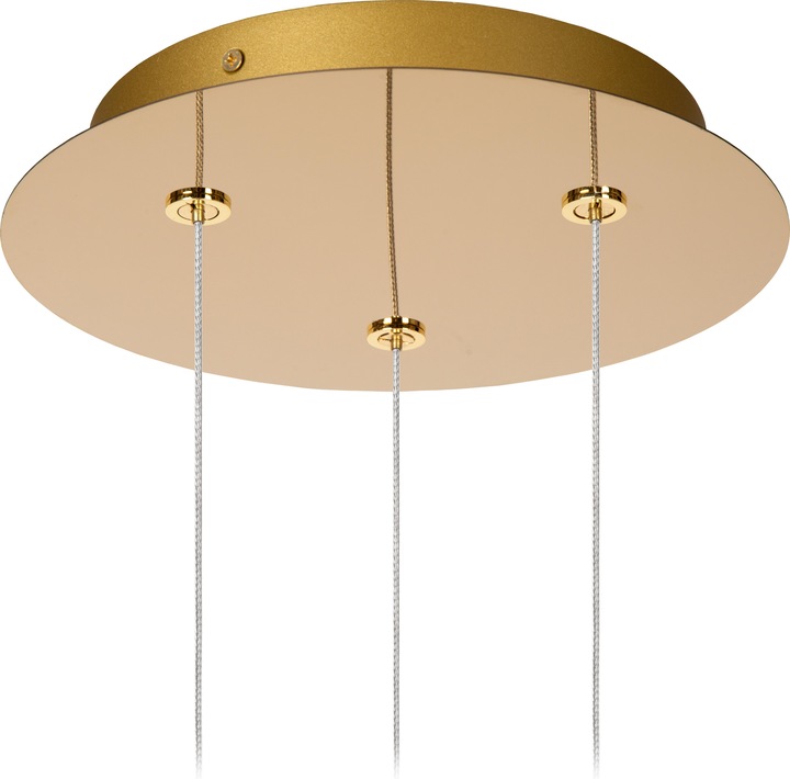Produktbild Lucide CINTRA - Pendelleuchten - Ø 25 cm - LED - 1x12,6W 2700K - Transparent 13499/13/60 (283 lm)