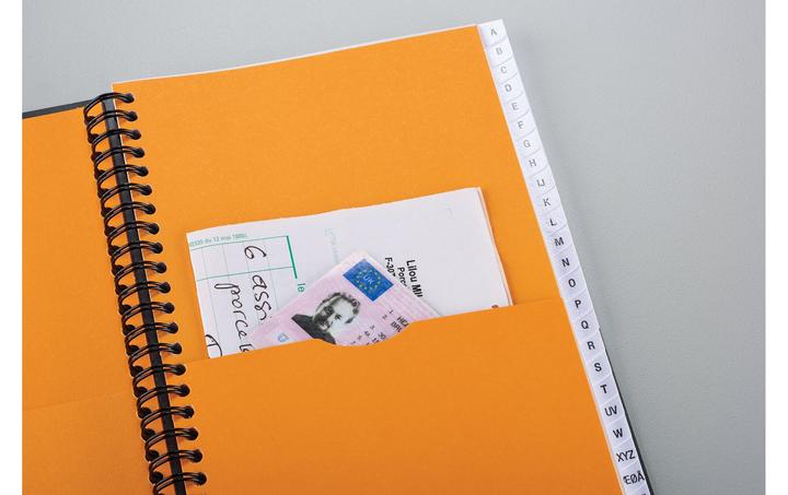 Image du produit Oxford Carnet d'adresses international (A5, À rayures, Couverture rigide)