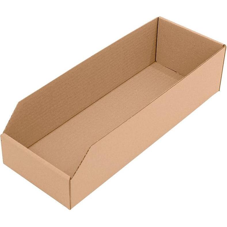 Transpak, Kellerregal, Regalkasten L400xB150xH100mm braun 1-wellige Pappe