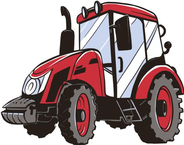 Image du produit Bügelbilder Bügelbild Comic Traktor (1 pcs)