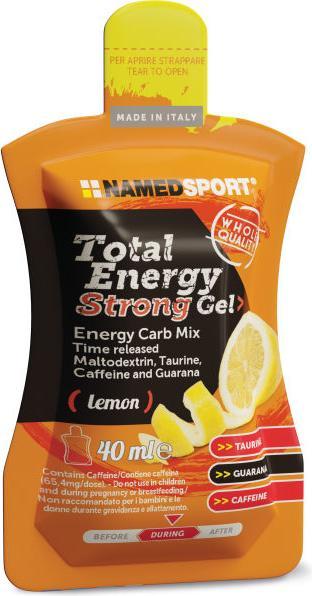 Actual product image Named Sport NAMEDSPORT Energy Gel TOTAL ENERGY STRONG GEL Lemon 24 x 40 ml (1x, 40 ml)