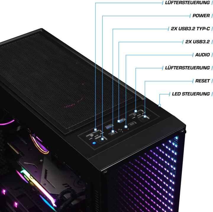 Produktbild Kiebel Impact Deluxe VII (2000 GB, 64 GB, AMD Ryzen 7 7700X, Radeon RX 7900 XTX)
