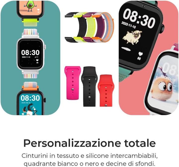 Actual product image Save Family Savefamily Black Casing + Fluoro Yellow Fabric Strap Sf-Sw+N.Ctaf (40 mm, 4G)