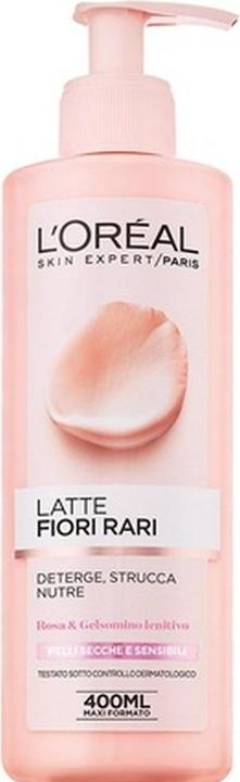 L'Oréal Paris L'Oreal Fiori Rari Milk Make-up Remover Nourishing Cleansing Dry Skin 400mL (Reinigungsmilch, 400 ml)