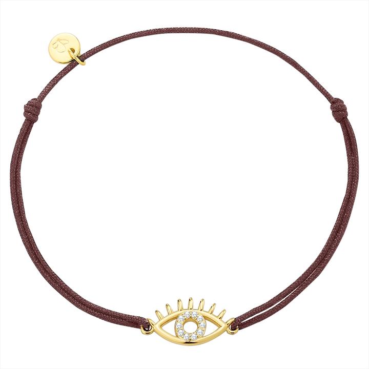 Immagine prodotto Glanzstücke München Bracciale da donna "occhio che vede" in argento - 34688 (22 cm, Argento)