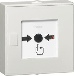Actual product image Hager Wireless push-button alarm TG558B