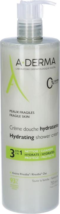 Actual product image A-Derma Moisturizing Shower Cream 750ml (750 ml)