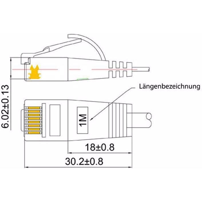Thumbnail - Wirewin Netzwerkkabel (U/FTP, CAT6, 0.15 m), Netzwerkkabel