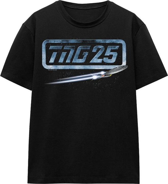 Actual product image Unisex Adult The Next Generation 25 Enterprise T-Shirt (XXL)