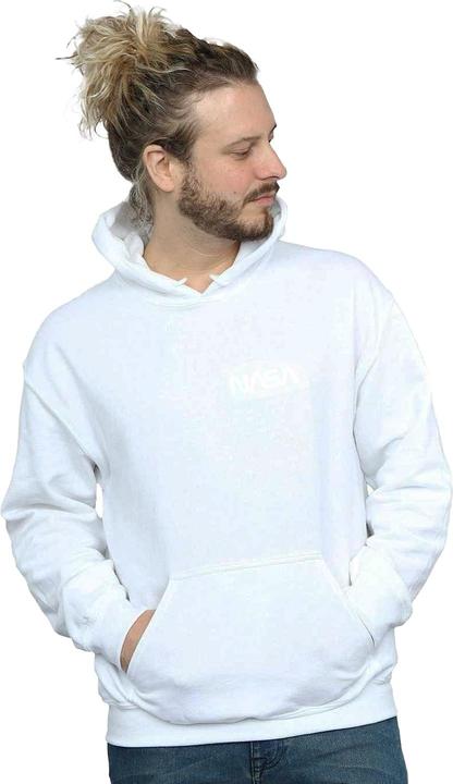 Immagine prodotto Nasa Modern Logo Chest Felpa con Cappuccio Uomo (L)