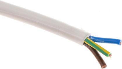 Produktbild RS PRO Netzkabel PVC 3 x 0,75mm² 24x0,2 weiss (50 m)