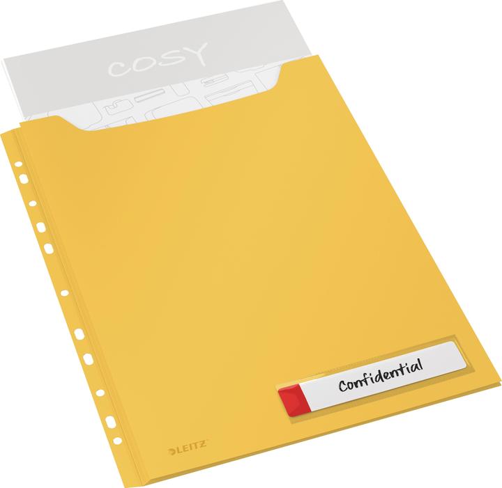 Actual product image Leitz Inserts folder Cosy Privacy Maxi cover Yellow (A4, 3x)