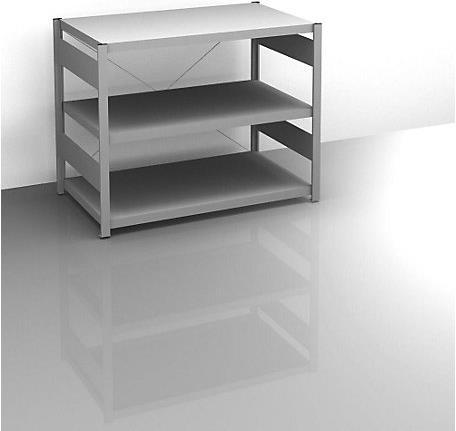 Actual product image kaiserkraft Sideboard plug-in shelf, galvanized