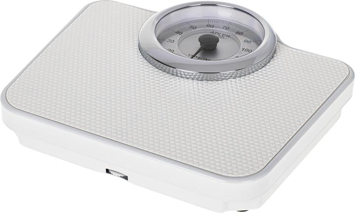 Adler AD 8180 personal scale Rectangle White Mechanical personal scale (136 kg)