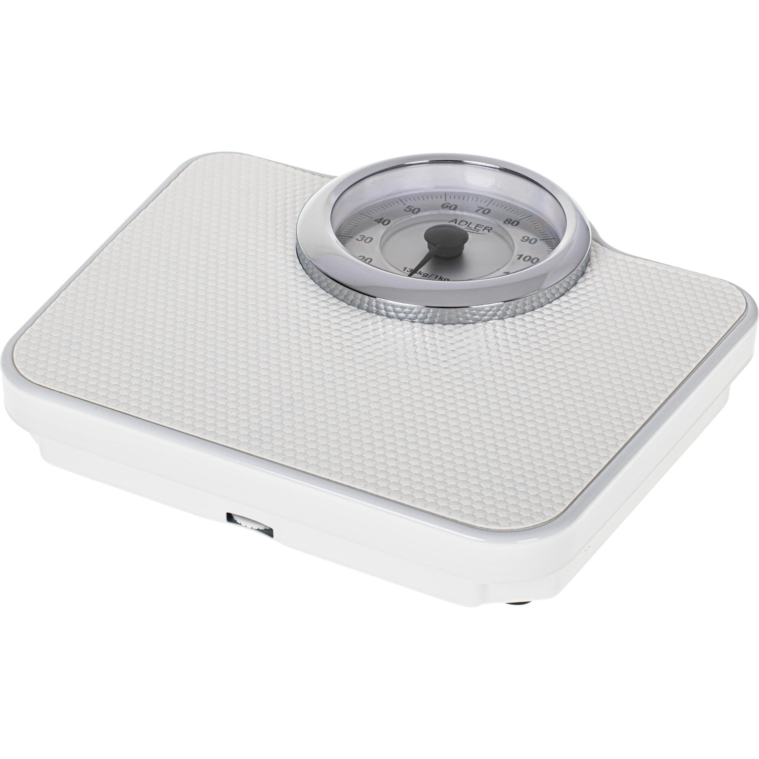 Adler, Personenwaage, AD 8180 personal scale Rectangle White Mechanical personal scale (136 kg)