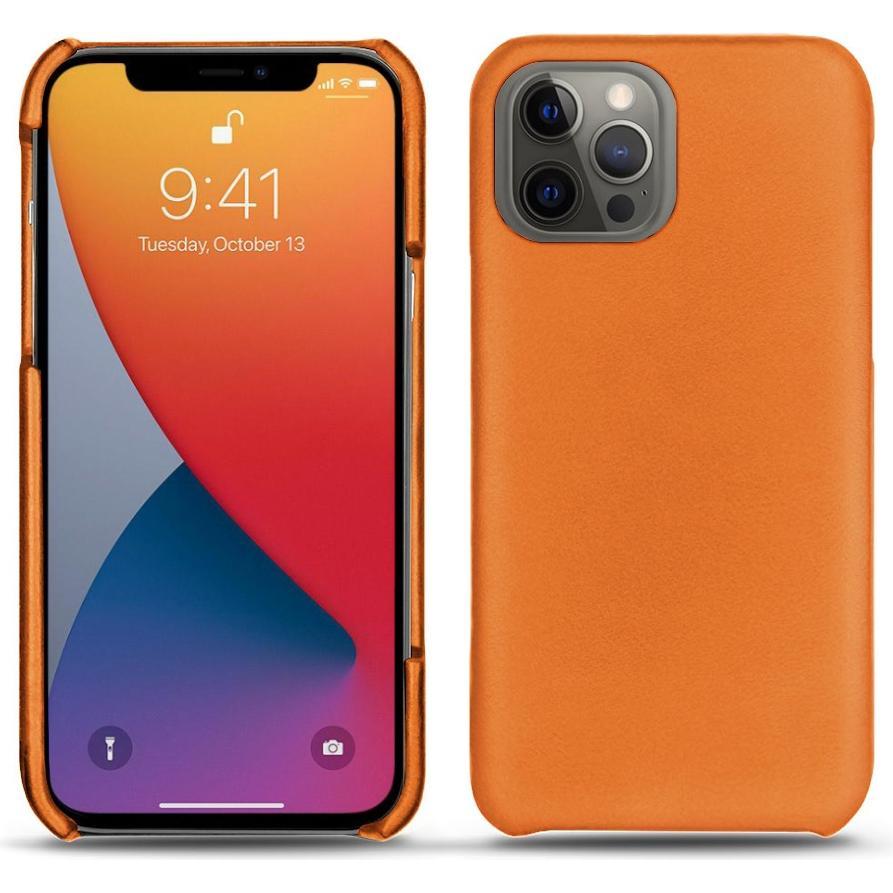 Noreve Lederschutzhülle (Apple iPhone 13 Pro), Smartphone Hülle, Orange