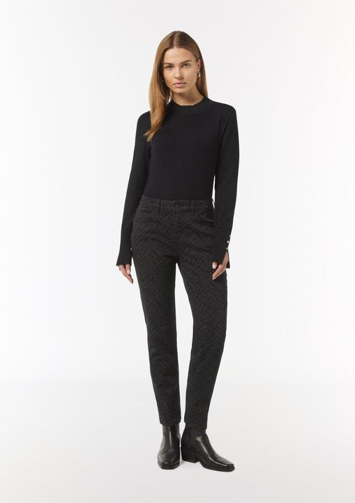 Image du produit Comma Jeans-Hose Jeans mit Animal-Print (32)