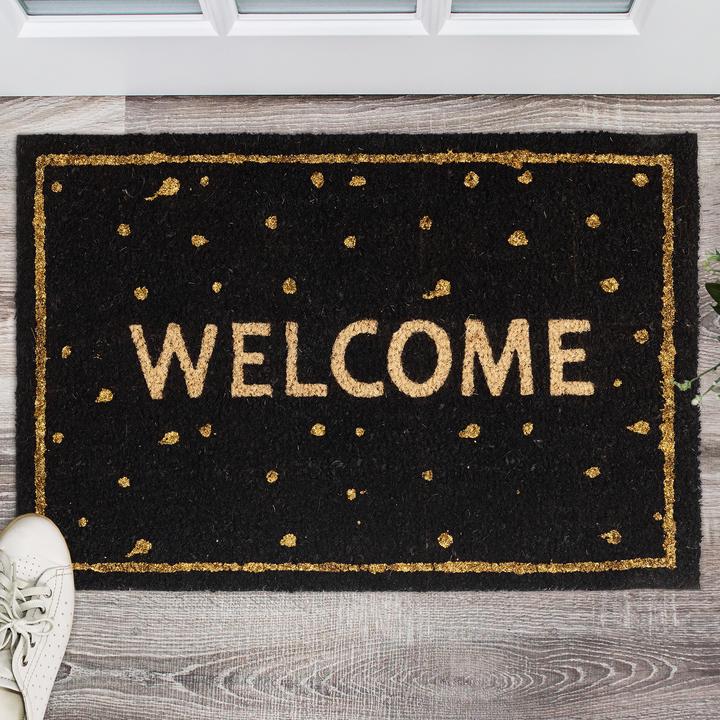 Produktbild Relaxdays Willkommen Glitzer (60 x 40 x 1.5 cm)