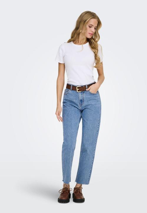 Actual product image Only ONLEmily HW Cropped Ankle Straight Fit Jeans (W31/L30)