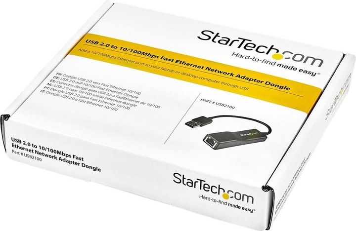Produktbild StarTech USB 2.0 to 10/100 Fast Network Adapter (USB, RJ45 (1x))