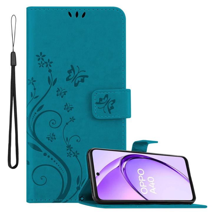 Blau, Florale Muster