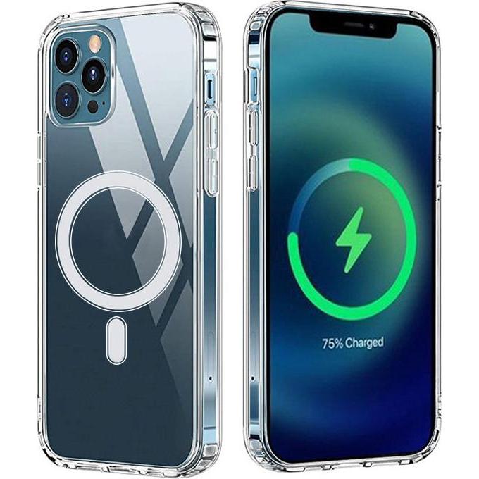 OEM Anti Shock 1,5 mm Mag Hülle für Samsung Galaxy S23 Ultra transparent (Samsung Galaxy S23 Ultra), Smartphone Hülle, T...