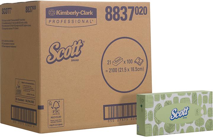 Actual product image Scott cosmetic tissues 08837020