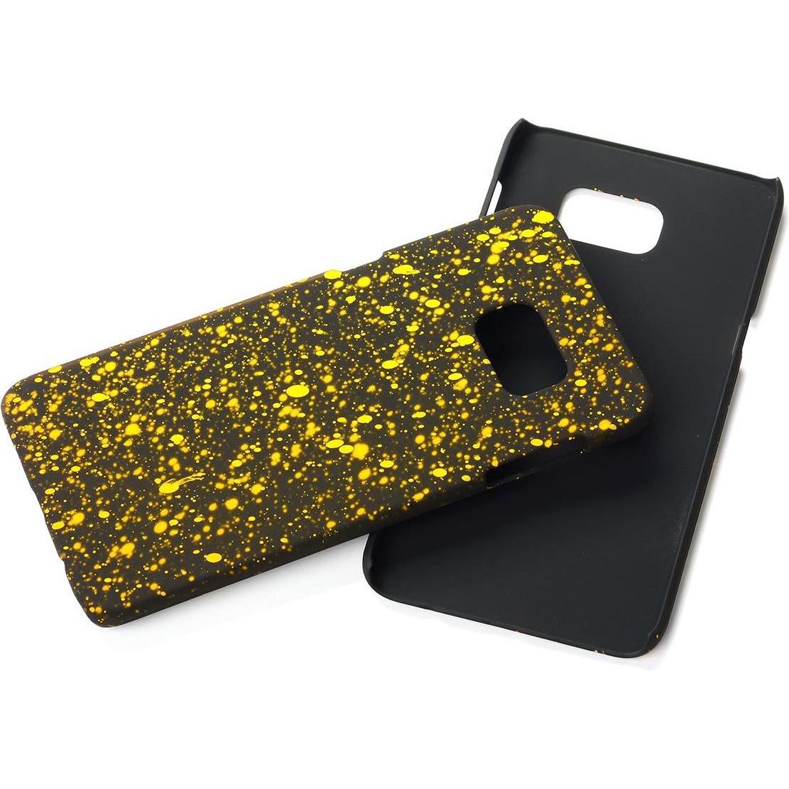 König Design Handy Hülle Schutz Case Bumper für Samsung Galaxy S6 Edge Plus 3D Sterne Gelb (Samsung Galaxy S6 Edge), Sma...