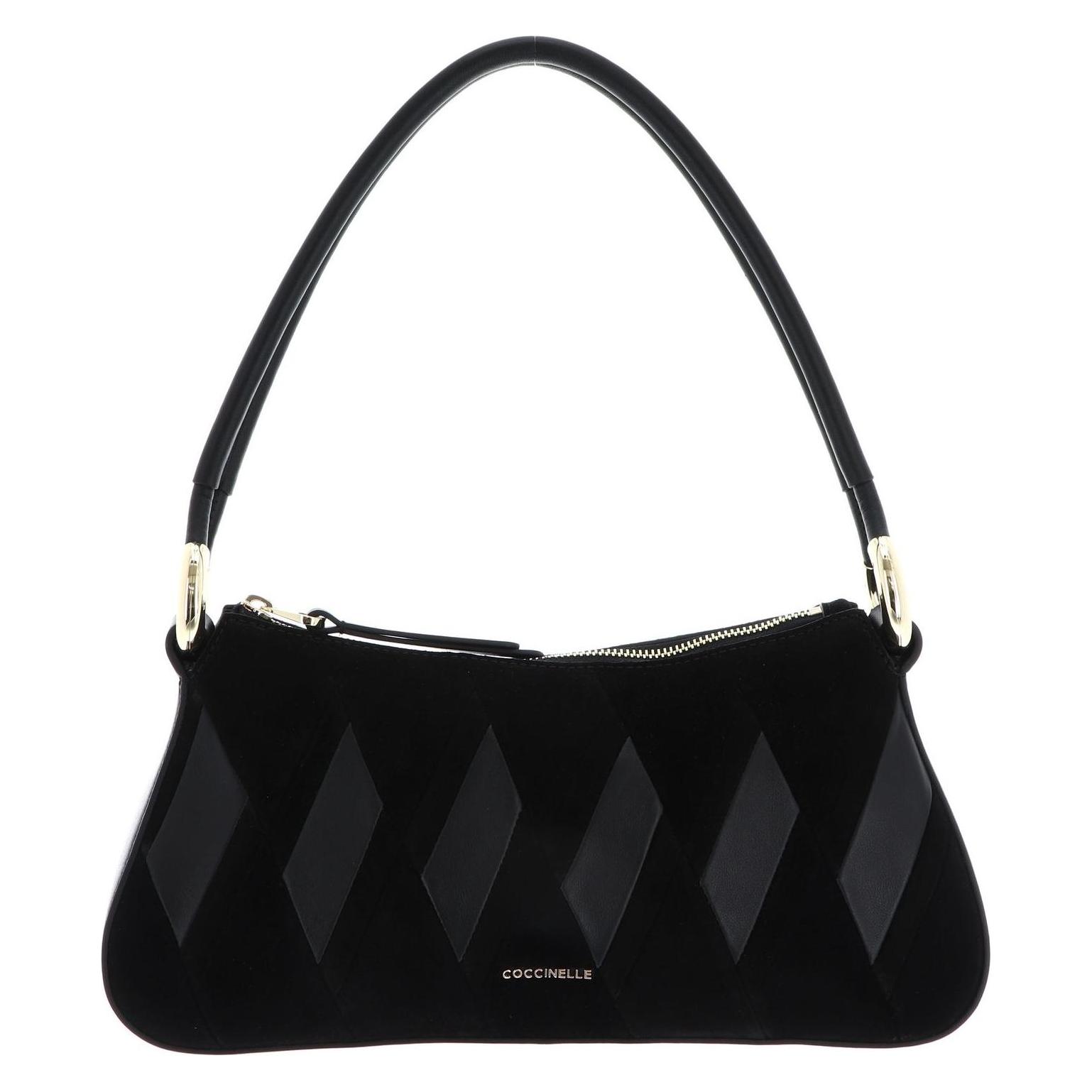Coccinelle, Damen, Handtasche, Lisbet N.G.Patc Handbag, Schwarz