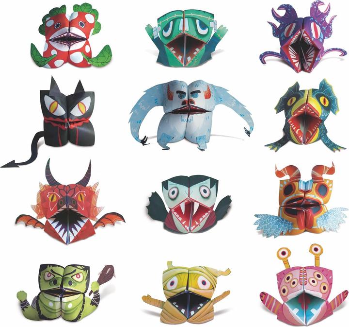 Actual product image Ludattica Easy Origami - Monster