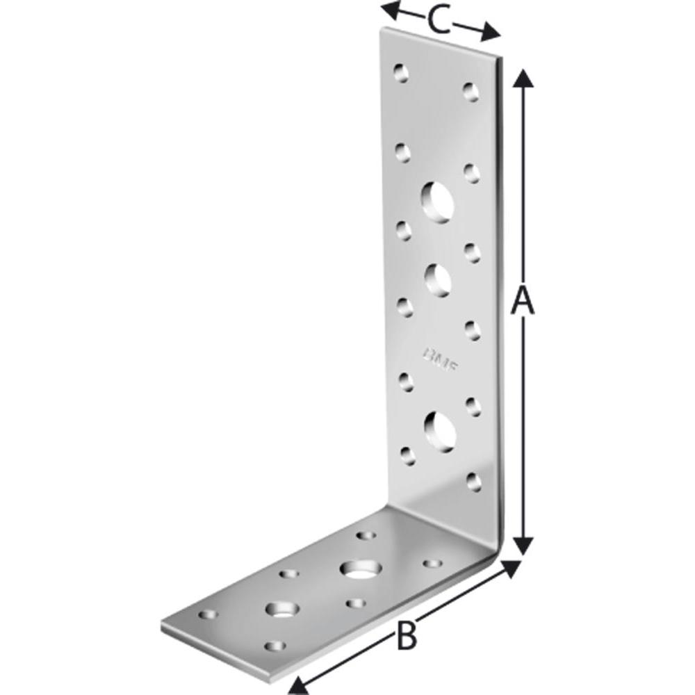 Simpson Strong-Tie, Baubeschläge + Holzverbinder, SST Winkelverbinder AG40314 (Winkelverbinder)