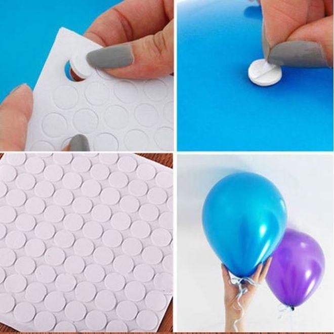 MU Style Klebepunkte für Ballons (100 Stück)