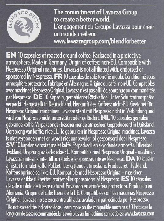Immagine prodotto Lavazza Ristretto (10 x Porta.)