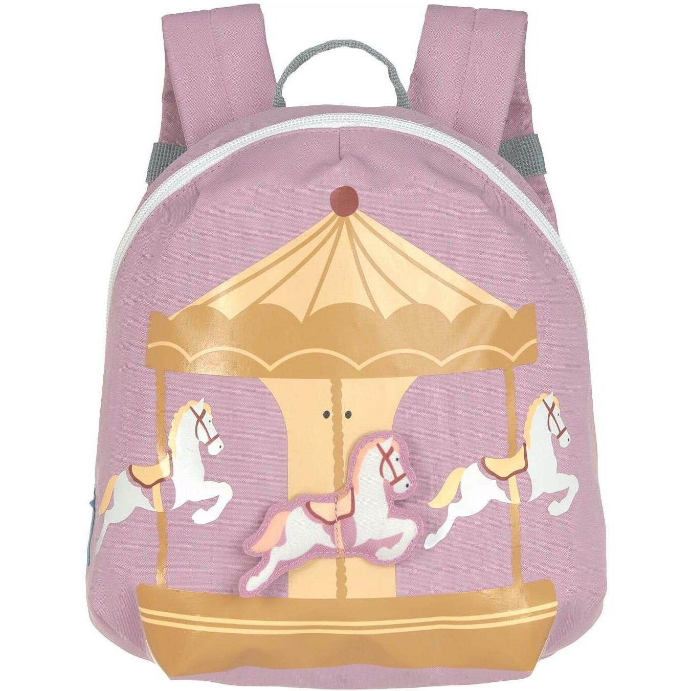 Thumbnail - Lassig, Kindergartentasche, Kindergartenrucksack Tiny Karussell, Rosa