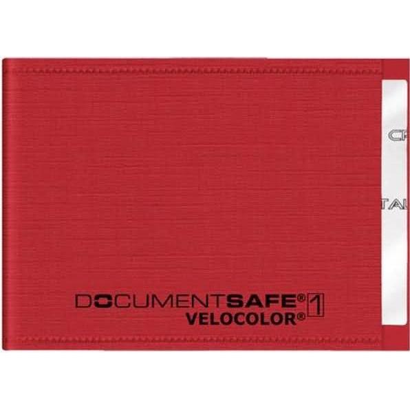 Veloflex, Mappe, Kreditkartenhülle Document Safe VELOCOLOR rot 9,0 x 6,3 cm (1 x)