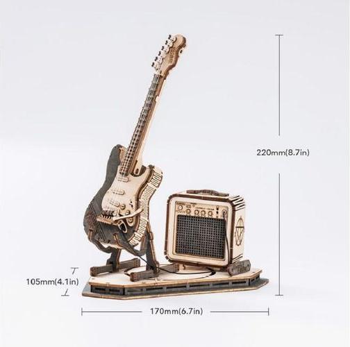 Actual product image Rokr TG605K - Electronic guitar