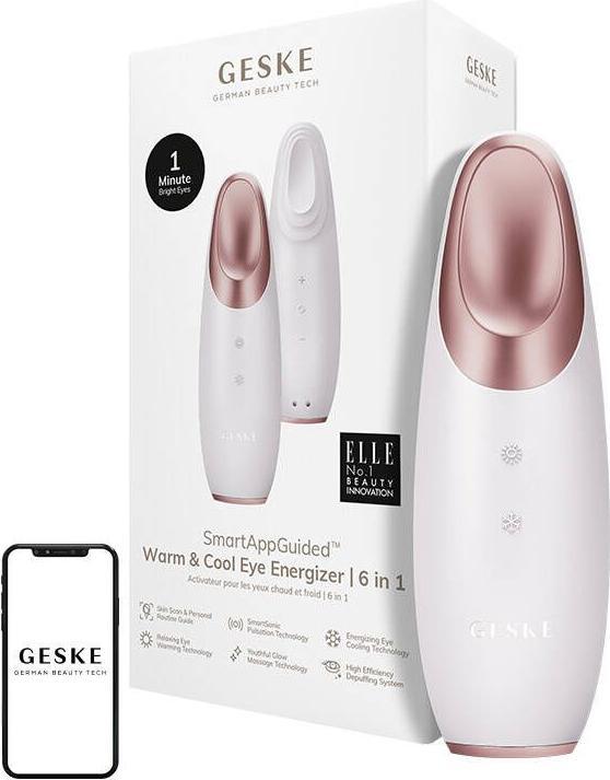 Actual product image Konjac Sponge Masażer do oczu Cool & Warm 6w1 Geske z Aplikacją (starlight)