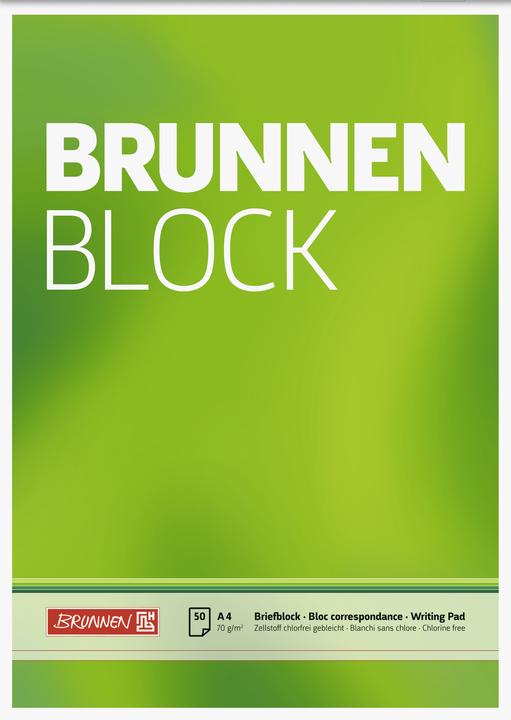10 schrijfblokken DIN A4 blanco (A4, Geen)