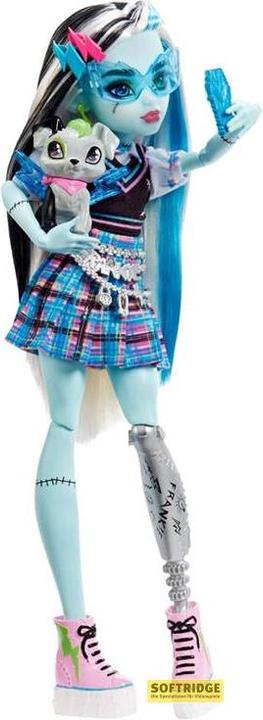 Image du produit Monster High Frankie Stein avec animal de compagnie et accessoires